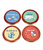 Color:Multi - Image 2 - Cocktail Critters Needlepoint Coaster Set