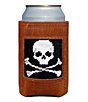 Color:Brown - Image 1 - Needlepoint Jolly Roger Can Cooler