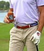 Smathers & Branson Needlepoint Swing Oil Golfer Can Cooler, Color:Brown - Image 3