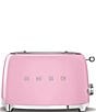 Smeg 50's Retro 2-Slice Toaster, Color:Pink - Image 1