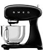 Color:Black - Image 1 - 50's Retro Model SMF035-Quart Stand Mixer with Stainless Steel Bowl