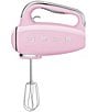 Smeg 50's Retro 9-Speed Hand Mixer, Color:Pink - Image 1