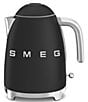 Smeg 50's Retro Matte 7-Cup Stainless Steel Variable Temperature Electric Kettle - Image 1