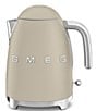 Smeg 50's Retro Matte 7-Cup Stainless Steel Variable Temperature Electric Kettle - Image 1