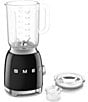 Smeg 50s Retro Style 6-Cup Blender, Color:Black - Image 5