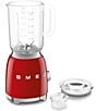 Smeg 50s Retro Style 6-Cup Blender, Color:Red - Image 5