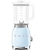 Smeg 50s Retro Style 6-Cup Blender, Color:Pastel Blue - Image 1