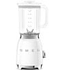 Smeg 50s Retro Style 6-Cup Blender, Color:White - Image 1