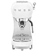 Smeg 50's Retro Style Espresso Manuel Coffee Machine, Color:White - Image 1