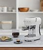 Smeg 50's Retro Style Espresso Manuel Coffee Machine, Color:White - Image 2