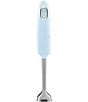 Smeg 50's Retro-Style Handheld Immersion Blender 5 Speeds with Turbo Boost Stainless Steel Blades, Color:Pastel Blue - Image 1