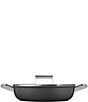 Color:Black - Image 2 - 50's Retro Style Nonstick 4-Quart Covered Saute and Brasier Pan