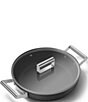 Color:Black - Image 3 - 50's Retro Style Nonstick 4-Quart Covered Saute and Brasier Pan