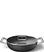 Color:Black - Image 4 - 50's Retro Style Nonstick 4-Quart Covered Saute and Brasier Pan