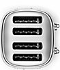 Smeg 50's Style Retro Aesthetic 4-Slice Toaster, Color:Stainless Steel - Image 2