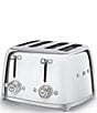 Smeg 50's Style Retro Aesthetic 4-Slice Toaster, Color:Stainless Steel - Image 4