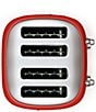 Smeg 50's Style Retro Aesthetic 4-Slice Toaster, Color:Red - Image 3