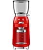 Smeg Retro-Style Multi-function Coffee Grinder, Color:Red - Image 1