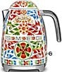 Smeg x Dolce & Gabbana 50's Retro Electric Kettle, Color:Sicily Collection - Image 1