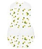 Happiest Baby Snoo Baby Newborn-12 Months Organic Cotton Lemon Print Baby Sleep Sack for Snoo Smart Sleeper, Color:Lemon - Image 1