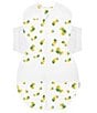Happiest Baby Snoo Baby Newborn-12 Months Organic Cotton Lemon Print Baby Sleep Sack for Snoo Smart Sleeper, Color:Lemon - Image 2