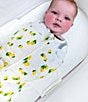 Happiest Baby Snoo Baby Newborn-12 Months Organic Cotton Lemon Print Baby Sleep Sack for Snoo Smart Sleeper, Color:Lemon - Image 4