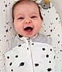 Happiest Baby Snoo Baby Newborn-12 Months Organic Cotton Baby Sleep Sack for Snoo Smart Sleeper, Color:White - Image 3
