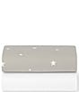Snuz Bassinet Grey Star Twin Pack Fitted Sheets - Image 1