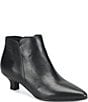 Sofft Sawyer Waterproof Leather Kitten Heel Dress Booties - Image 1