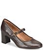 Sofft Adalaide Leather Mary Jane Block Heel Pumps - Image 1
