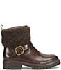 Sofft Adelle Aqua Sofft Collection Waterproof Leather Shearling Moto Buckle Boots - Image 2