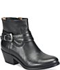 Sofft Alessandra Leather Western Buckle Booties - Image 1
