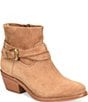Sofft Alessandra Suede Western Buckle Booties - Image 1