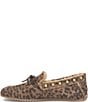 Sofft Alpine Leopard Print Suede Shearling Stud Detail Moccasins - Image 4