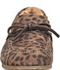Sofft Alpine Leopard Print Suede Shearling Stud Detail Moccasins - Image 5