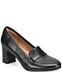 Sofft Amsterdam Leather Loafer Pumps - Image 1