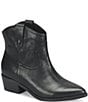Sofft Cambridge Western Leather Pull Tab Booties - Image 1