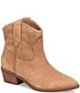 Sofft Cambridge Western Suede Pull Tab Booties - Image 1