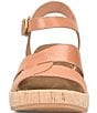 Sofft Capri Leather Cork Wedge Sandals - Image 5