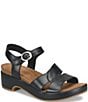 Sofft Capri Leather Wedge Sandals - Image 1