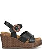 Sofft Dorathy Leather Banded Platform Wedge Sandals - Image 4