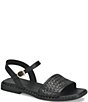 Sofft Elrose Leather Woven Sandals - Image 1