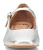 Color:Silver - Image 5 - Elsey Metallic Leather Mary Jane Flats