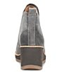 Color:Grey - Image 3 - Emeree Waterproof Suede Leather Wedge Chelsea Booties