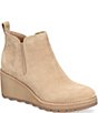 Sofft Emma Suede Wedge Ankle Booties - Image 1