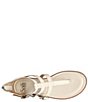 Color:White - Image 6 - Eren Buckle Detail Leather Multi Strap Sandals