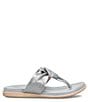 Color:Silver - Image 2 - Essie Leather Thong Sandals