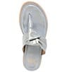 Color:Silver - Image 6 - Essie Leather Thong Sandals