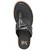 Color:Black - Image 6 - Essie Leather Thong Sandals