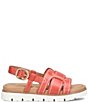 Sofft Goldie Leather Woven Strap Platform Sandals - Image 3